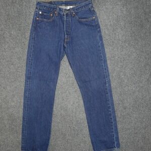 Vintage Levis 501 Jeans Men 30x34 Blue Straight Classic Button Tag 33x36